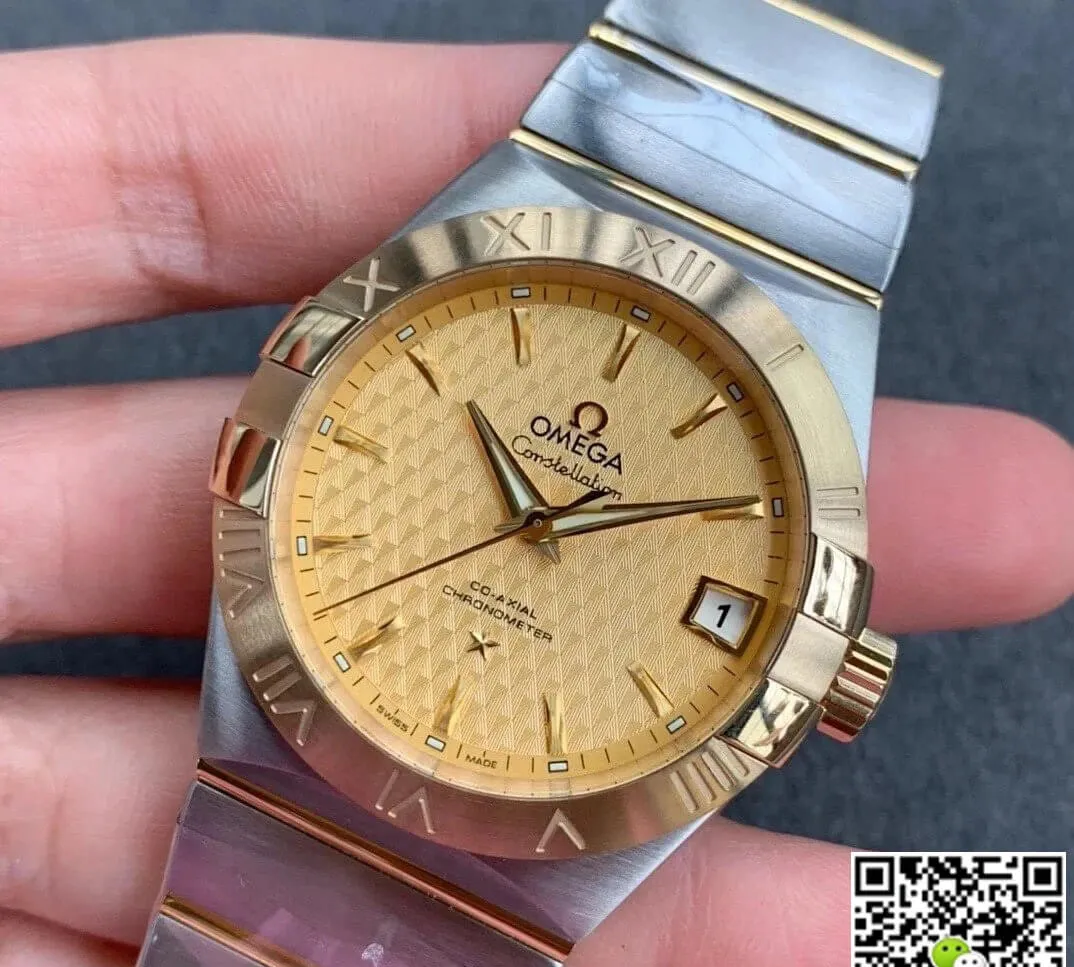 Omega Constellation 123.20.38.21.08.002 VS Factory 1:1 Best Edition Replica Watch Silver Strap